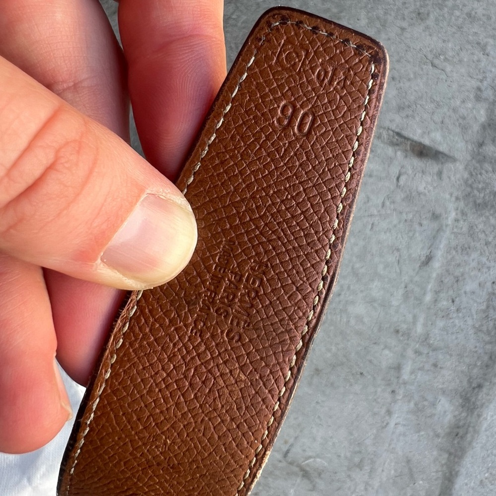 Hermès Leather Belt